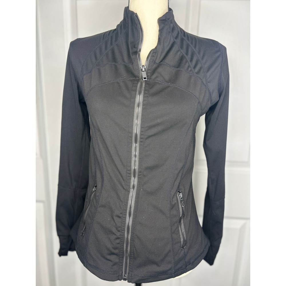 Lululemon Define Jacket Full Zip Black Activewear Workout Jacket Size M 6 8